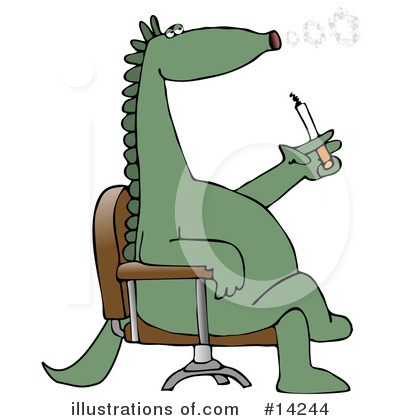Royalty-Free (RF) Dinosaur Clipart Illustration by djart - Stock Sample #14244