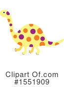 Dinosaur Clipart #1551909 by Cherie Reve