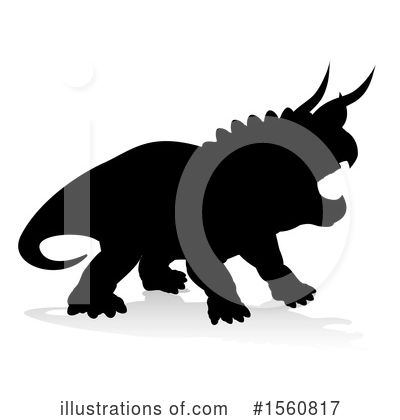 Triceratops Clipart #1560817 by AtStockIllustration