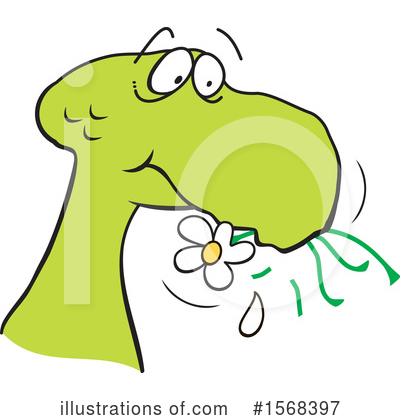 Royalty-Free (RF) Dinosaur Clipart Illustration by Johnny Sajem - Stock Sample #1568397