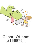 Dinosaur Clipart #1569794 by Johnny Sajem