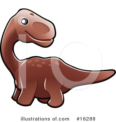 Royalty-Free (RF) Dinosaur Clipart Illustration by AtStockIllustration - Stock Sample #16288