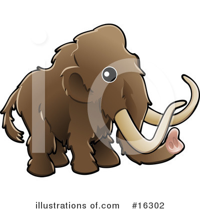 Mammoth Clipart #16302 by AtStockIllustration