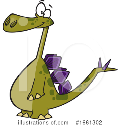 Royalty-Free (RF) Dinosaur Clipart Illustration by toonaday - Stock Sample #1661302