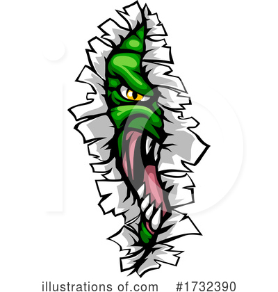 Royalty-Free (RF) Dinosaur Clipart Illustration by AtStockIllustration - Stock Sample #1732390