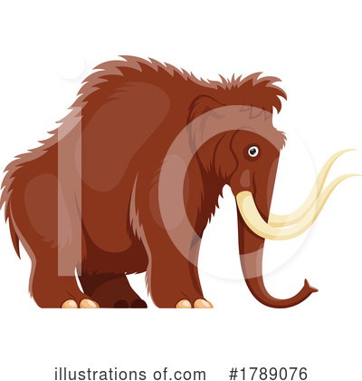 Woolly Mammoth Clipart #1789076 by Vector Tradition SM