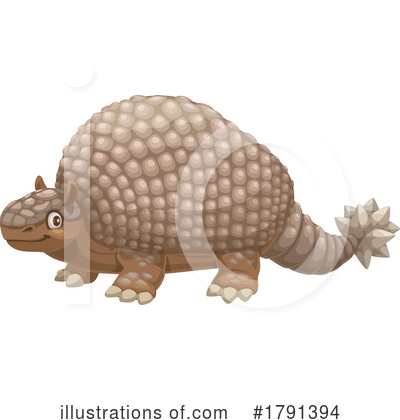 Armadillo Clipart #1791394 by Vector Tradition SM