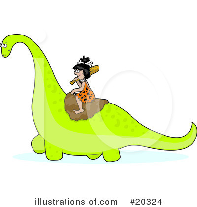 Royalty-Free (RF) Dinosaur Clipart Illustration by Maria Bell - Stock Sample #20324