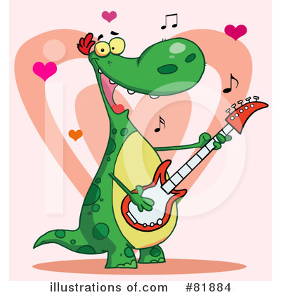 Royalty-Free (RF) Dinosaur Clipart Illustration by Hit Toon - Stock Sample #81884