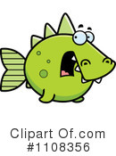 Dinosaur Fish Clipart #1108356 by Cory Thoman
