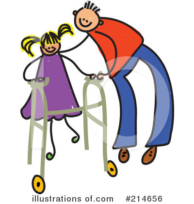 Royalty-Free (RF) Disabled Clipart Illustration by Prawny - Stock Sample #214656