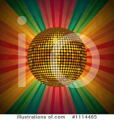 Royalty-Free (RF) Disco Ball Clipart Illustration by elaineitalia - Stock Sample #1114465