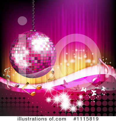 Royalty-Free (RF) Disco Ball Clipart Illustration by merlinul - Stock Sample #1115819