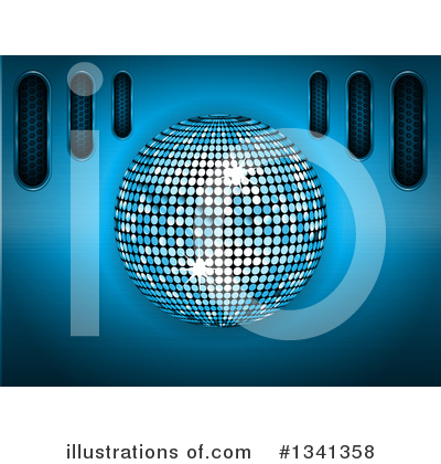 Royalty-Free (RF) Disco Ball Clipart Illustration by elaineitalia - Stock Sample #1341358