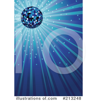 Royalty-Free (RF) Disco Ball Clipart Illustration by dero - Stock Sample #213248
