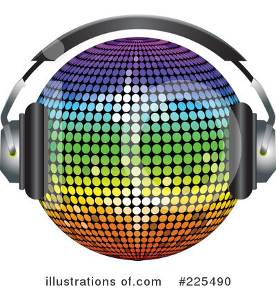 Royalty-Free (RF) Disco Ball Clipart Illustration by elaineitalia - Stock Sample #225490