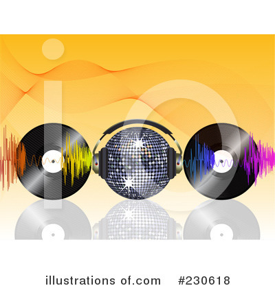 Royalty-Free (RF) Disco Ball Clipart Illustration by elaineitalia - Stock Sample #230618