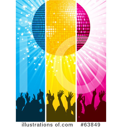 Royalty-Free (RF) Disco Ball Clipart Illustration by elaineitalia - Stock Sample #63849