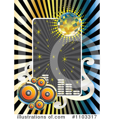 Royalty-Free (RF) Disco Clipart Illustration by Andrei Marincas - Stock Sample #1103317