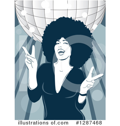 Royalty-Free (RF) Disco Clipart Illustration by David Rey - Stock Sample #1287468