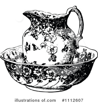 Royalty-Free (RF) Dishes Clipart Illustration by Prawny Vintage - Stock Sample #1112607
