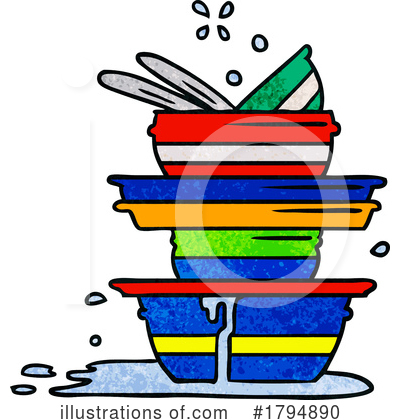 Royalty-Free (RF) Dishes Clipart Illustration by lineartestpilot - Stock Sample #1794890