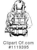 Diver Clipart #1119395 by Prawny Vintage