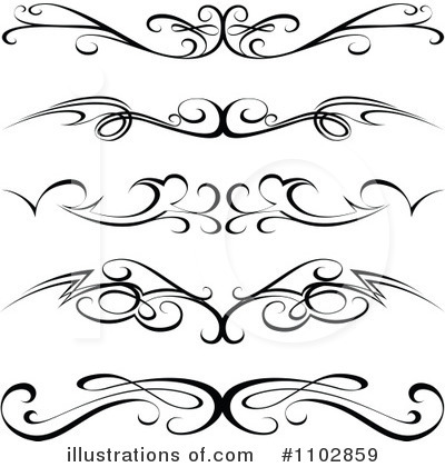 Royalty-Free (RF) Dividers Clipart Illustration by dero - Stock Sample #1102859