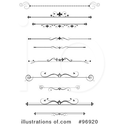 Royalty-Free (RF) Dividers Clipart Illustration by MilsiArt - Stock Sample #96920