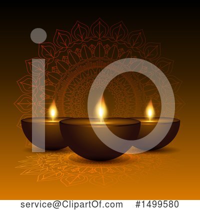 Royalty-Free (RF) Diwali Clipart Illustration by KJ Pargeter - Stock Sample #1499580