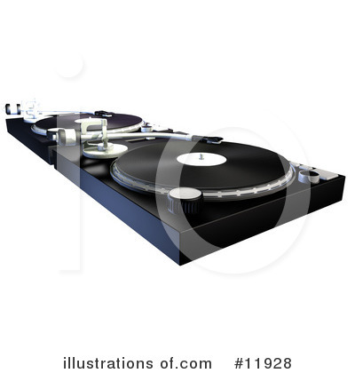 Record Player Clipart #11928 by AtStockIllustration