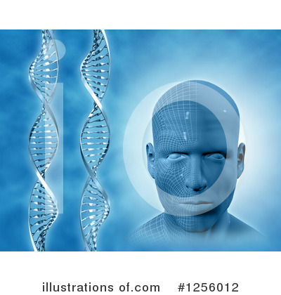Royalty-Free (RF) Dna Clipart Illustration by KJ Pargeter - Stock Sample #1256012