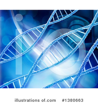 Royalty-Free (RF) Dna Clipart Illustration by KJ Pargeter - Stock Sample #1380663