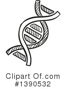 Dna Clipart #1390532 by Vector Tradition SM