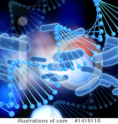 Royalty-Free (RF) Dna Clipart Illustration by KJ Pargeter - Stock Sample #1419110