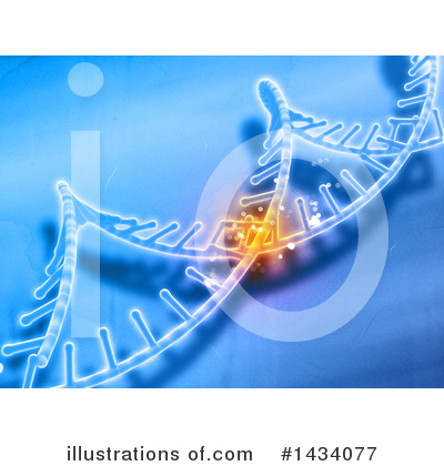 Royalty-Free (RF) Dna Clipart Illustration by KJ Pargeter - Stock Sample #1434077