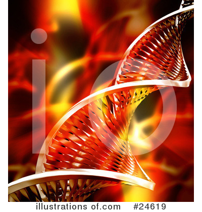 Royalty-Free (RF) Dna Clipart Illustration by KJ Pargeter - Stock Sample #24619