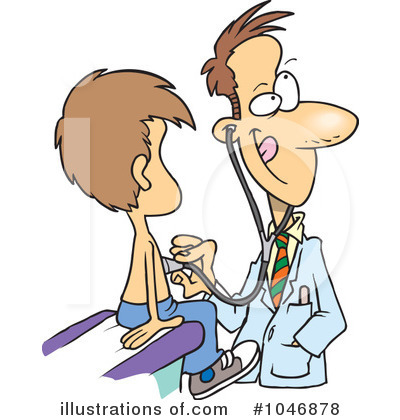 Royalty-Free (RF) Doctor Clipart Illustration by toonaday - Stock Sample #1046878