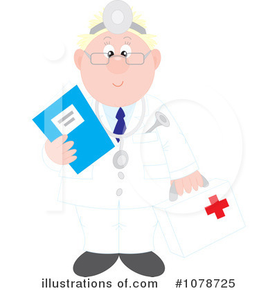 Royalty-Free (RF) Doctor Clipart Illustration by Alex Bannykh - Stock Sample #1078725