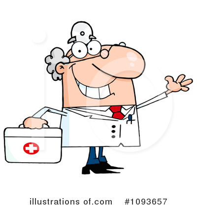 Royalty-Free (RF) Doctor Clipart Illustration by Hit Toon - Stock Sample #1093657