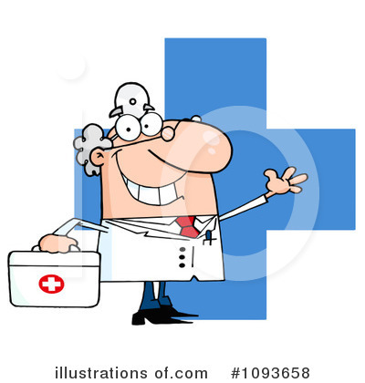 Royalty-Free (RF) Doctor Clipart Illustration by Hit Toon - Stock Sample #1093658