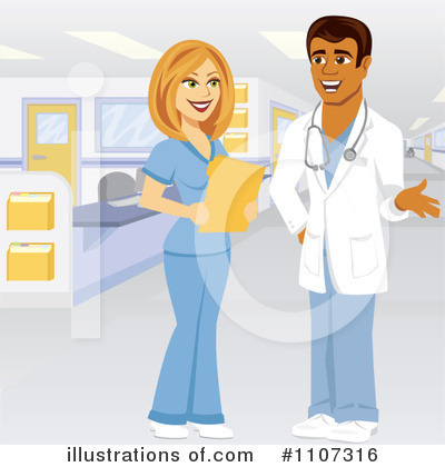 Royalty-Free (RF) Doctor Clipart Illustration by Amanda Kate - Stock Sample #1107316