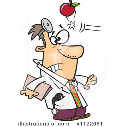 Royalty-Free (RF) Doctor Clipart Illustration by toonaday - Stock Sample #1122081