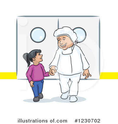 Royalty-Free (RF) Doctor Clipart Illustration by David Rey - Stock Sample #1230702