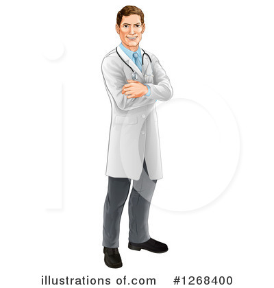 Royalty-Free (RF) Doctor Clipart Illustration by AtStockIllustration - Stock Sample #1268400