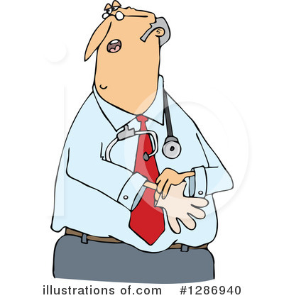 Royalty-Free (RF) Doctor Clipart Illustration by djart - Stock Sample #1286940