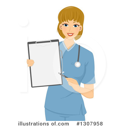 Royalty-Free (RF) Doctor Clipart Illustration by BNP Design Studio - Stock Sample #1307958