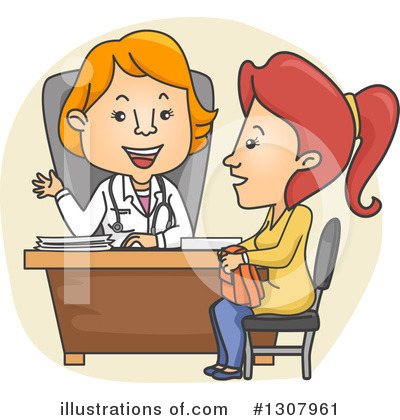 Royalty-Free (RF) Doctor Clipart Illustration by BNP Design Studio - Stock Sample #1307961