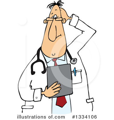 Royalty-Free (RF) Doctor Clipart Illustration by djart - Stock Sample #1334106