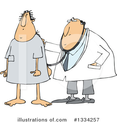 Hospital Gown Clipart #1334257 by djart